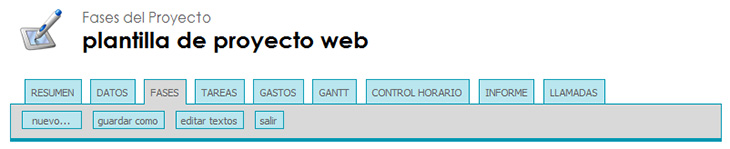 formato de proyectos online